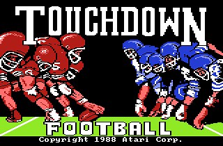 Touchdown Football (Atari 7800) - online game | RetroGames.cz