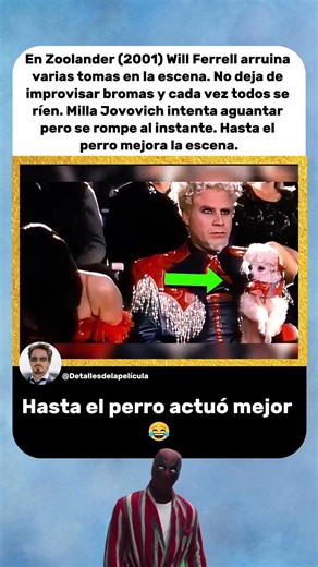 No paraba de improvisar y arruinó todas las tomas | Zoolander (2001) 🐶