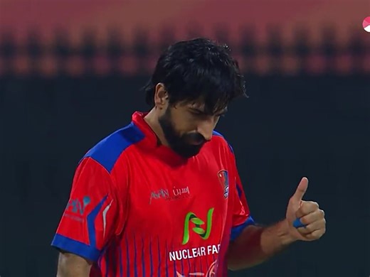 KARIM JANAT Takes 2 Wickets in Exciting Cricket Match