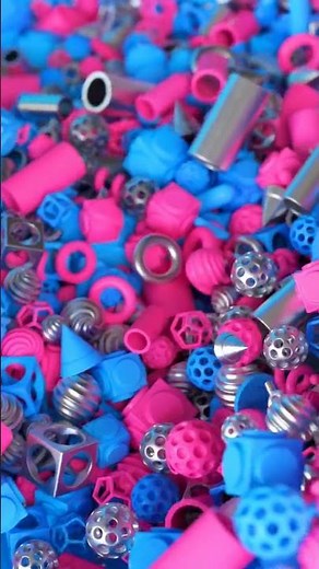 Satisfying 3D animation loop for dragging shapes 🌟