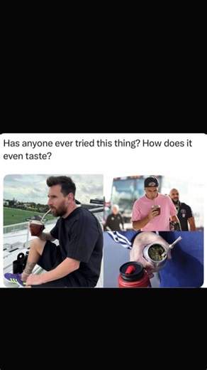 The drink you often see Lionel Messi and Luis Suárez drinking