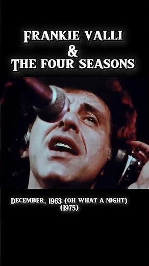 Frankie Valli and the Four Seasons | December, 1963 #frankievalli #70s #jerseyboys