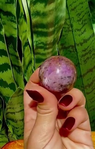 Star Ruby Sphere W/ Stand - Rare Ruby Gemstone With Star Asterism - Etsy