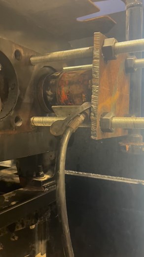 Removing stuffing box’s out of a Garner Denver PD pump | David Thompson | Facebook