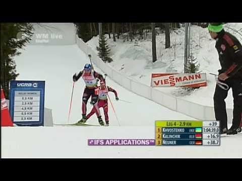 Magdalena Neuner holt Staffelgold