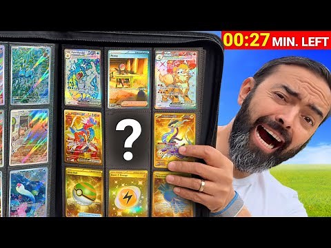 Complete NEW Set in 2 Days or Lose Them All (RISKY Pokémon Card CHALLENGE)