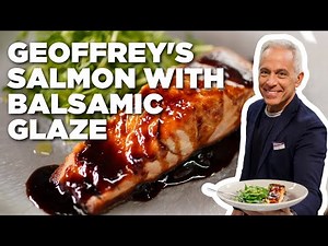Geoffrey Zakarian's Salmon with Balsamic Apricot-Ginger Marmalade Glaze | The Kitchen | Food Network
