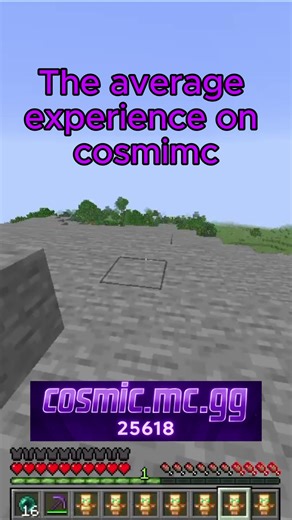 the average experience on cosmimc #cosmicmc #ForYou #FYP #MinecraftTok #Gaming #Viral #minecraft #donutsmp
