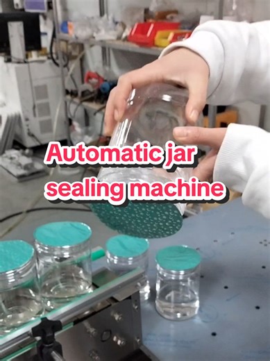 Automatic jar sealing machine#plasticjar #jars #plasticbottle #sealingmachine #sealer #bottlesealingmachine #aluminumfoilsealingmachine