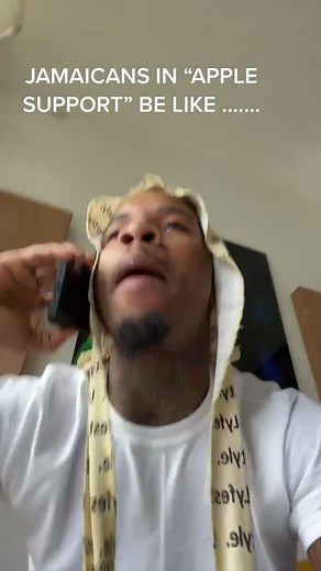 JAMAICANS AT APPLE CARE BE LIKE #Fyp #Fy #Jamaican #Jamaica #applecare #CustomerService #Funny #accent