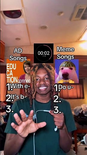 Ad Songs VS Meme Songs! #ads #memes #music