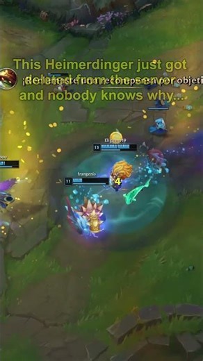 This Heimerdinger just got deleted from the server and nobody knows why... #leagueoflegends