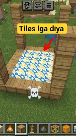 Apne new Ghar me tiles lga di 😂🤣😅😱🥲💀 Minecraft #minecraft #shorts #gaming #gameplay