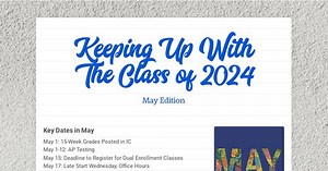 Keeping Up With The Class of 2024