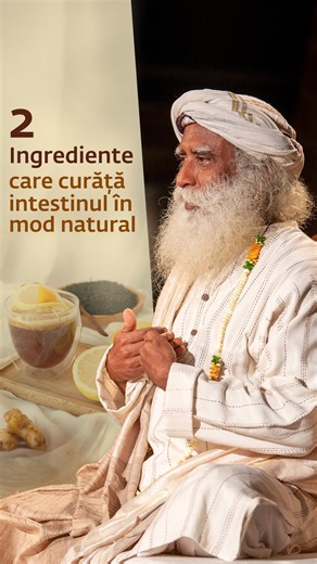 28K views · 1K reactions | 2 ingrediente care îți curăță intestinele în mod natural Sadhguru explică de ce este esențial să-ți începi ziua cu neem și turmeric pentru a avea un tract digestiv și un colon sănătoase. #Sadhgururomana #Sadhguru #colon #sanatate | Sadhguru Română | Facebook