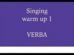 Singing warm up