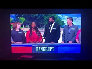 Terrible Luck on Wheel of Fortune - Bankruptcy Streak - 4/10/2018