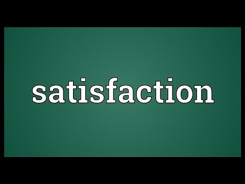 Satisfaction Meaning