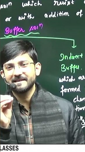 Buffer Solution | Chemistry by Arun Dixit Sir - AIR 11 (NET JRF)