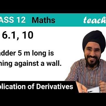 Ex 6.1, 10 - A ladder 5 m long is leaning against a wall - Teachoo