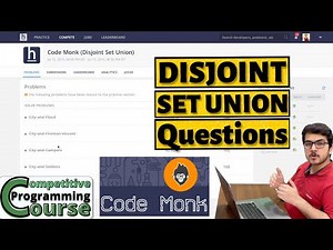 Disjoint Set Union Practice Questions | Code Monk | CP Course | EP 86