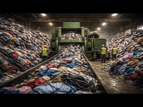 Inside the Recycling Factory: How Old Clothes Are Turned into New Materials