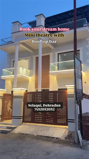 Luxury Villa for Sale • Price: ₹1.75 Crore • Fully furnished, ready-to-move-in Saroj Paradise – Premium Gated Community • MDDA-approved gated society • RERA registered project • 30-feet wide internal roads • Sewage Treatment Plant (STP) • Personal submersible borewell with additional society water supply Spanish-Style Villa Specifications • Plot area: 167 Gaj • Plot dimensions: 30 × 50 feet • Built-up area: 3,500 sq. ft. • North-West facing villa Luxury Home Features • Spacious 4 BHK configurati