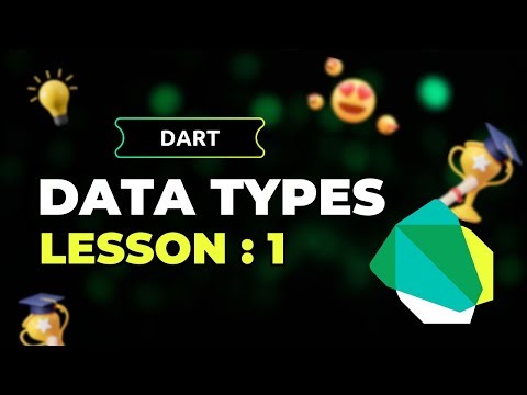 Lesson 1: Variable | Data Types in Dart Programming Language | ভেরিয়েবল | ডাটা টাইপস