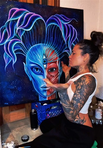 Create art for life and dance doingit ! #creatorsearchinsights #art #artistsoftiktok #painting