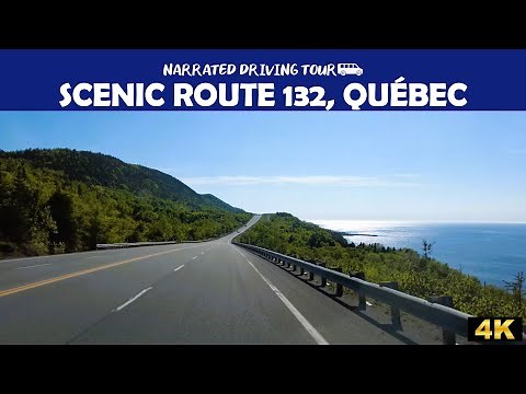 ⚜️Driving Québec's Route 132 🌄 4K Drive