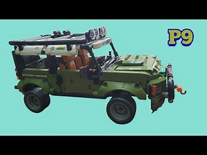 (70) Disassemble lego vehicle parts P9