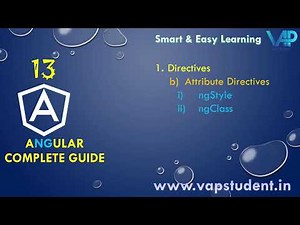 13. ngStyle, ngClass - Directive in Angular (Tamil)