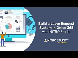 Build a SharePoint Leave Request System in Office 365 with NITRO Studio