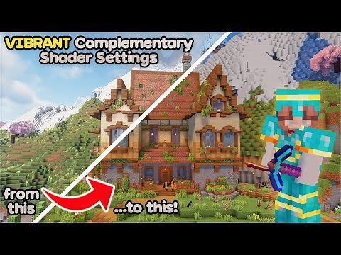 The BEST Vibrant & Aesthetic Complementary Unbound Shader Settings!