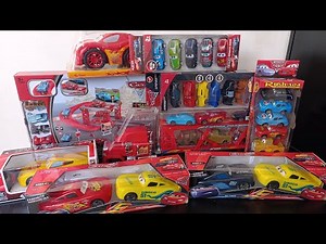 28 Minutes Satisfying With Unboxing Cars 3 Toys With Lightning Mcqueen Play Set 9 Pieces | Review
