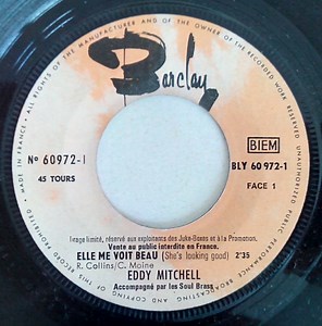 Eddy Mitchell Accompagné Par Les Soul Brass - Elle Me Voit Beau (She's Looking Good)