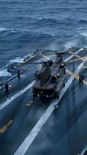 Massive Army Helicopter's Emergency Landing on Sea Ship | Real Rescue Mission