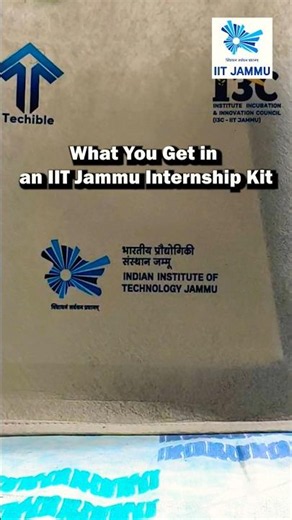 what comes in an IIT Jammu Internship Kit? #iitjammu #internship
