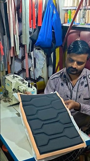 Car Seat Cover Stylish Design Stitching | Professional Seat Cover Making | Car Seat Cover Workshop