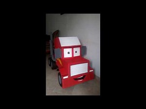 cómo hacer un camión en cartón