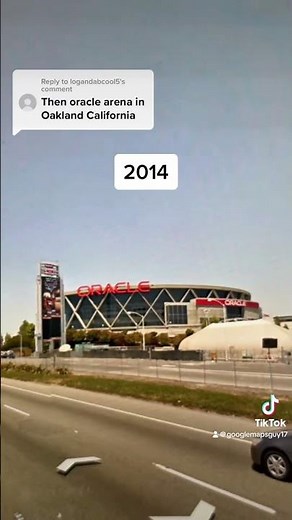 Oracle arena over the years. (Now Oakland arena) #googlemaps #tiktokvideo #shorts