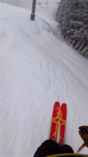 Nothing beats Al’s on a powder day! ⛷️: @justpointit | Taos Ski Valley
