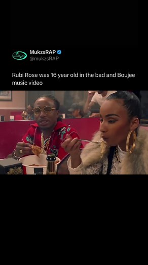 Rubi Rose revealed on Joe Budden podcast that she was 16 year old in the migos bad and boujee music video #rubirose #joebudden #migos #badandboujee #quavo #offset #takeoff #viral #trending #fyp #mukzsrap