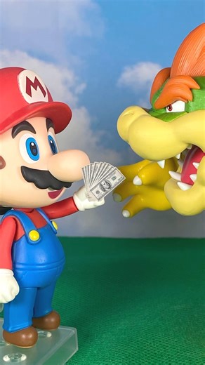 【Super Mario】Mario and Bowser team up to attack Peach #supermario #shorts #mario