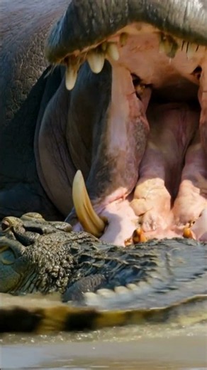 Hippo vs Crocodile: Who Wins This Battle? 🦛🐊