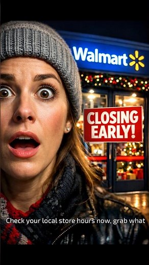 STOP! Walmart Is Closing Early Today 😱 Christmas Eve Alert