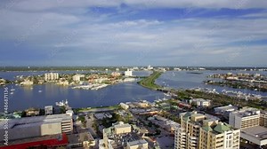 Clearwater, Aerial Flying, Clearwater Beach, Gulf of Mexico, Florida