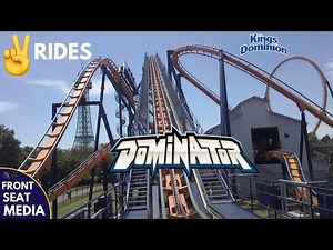 Two Rides on Dominator roller coaster at Kings Dominion