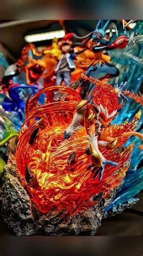 Ash & Pokémon Dream Team Figure (Epic Effects + LED Base)