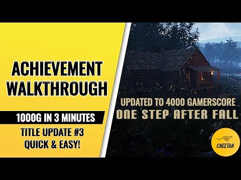 One Step After Fall - UPDATED TO 4000G! Achievement Walkthrough (1000G IN 3 MINUTES) 2x STACK!